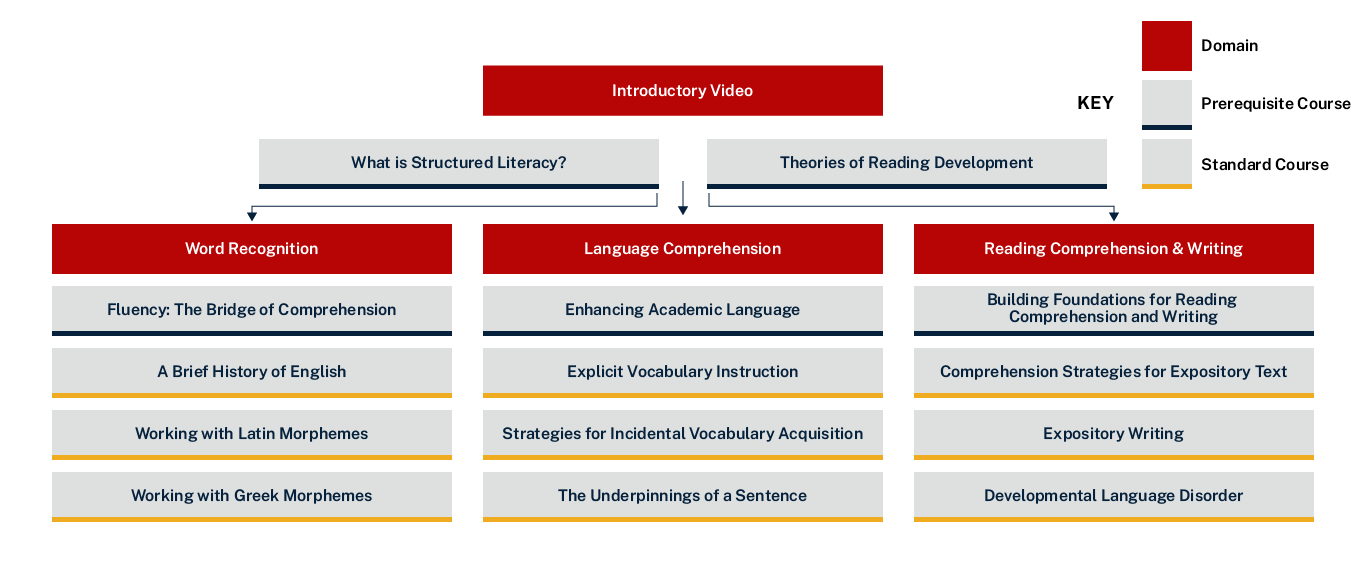 Image showing the structure of the combination 1 option with lexia aspire learners at american college of education.