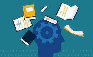 Graphic representing memory and cognition