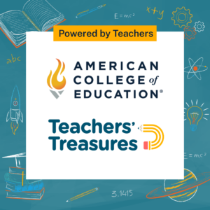 ACE and Teacher's Treasure Partnership logo
