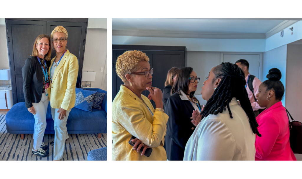 Pictures of ACE Trustee, Barbara Jenkins, at the ASU + GSV Summit.